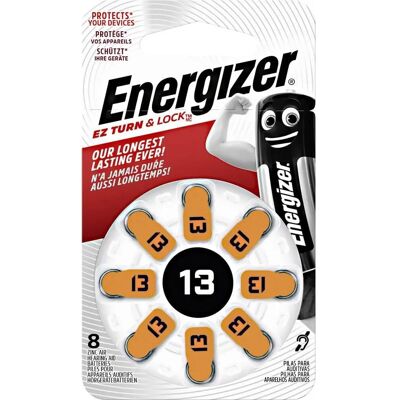 Baterías para audífonos Energizer PR48 Zinc Air - Naranja Baterías para audífonos Energizer PR48 Zinc Air - Naranja