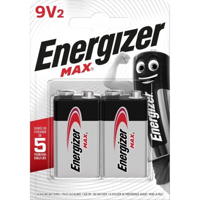 Energizer Max 9V Batterien - 2er Pack Energizer Max 9V Batterien - 2er Pack