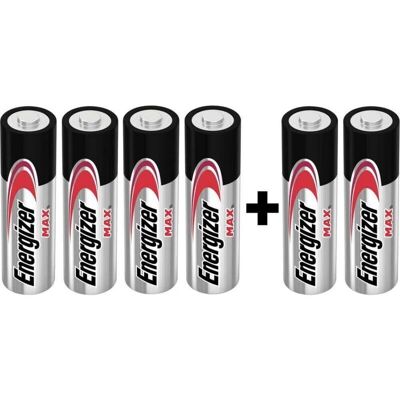 Energizer Max Power LR06 AA Batterien - 6 Stück Energizer Max Power LR06 AA Batterien - 6 Stück