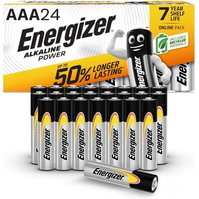 Batterie AAA Energizer - Potenza Alcalina Affidabile per Dispositivi Batterie AAA Energizer - Potenza Alcalina Affidabile per Dispositivi