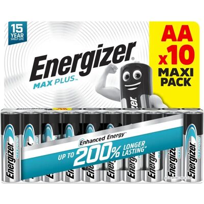 Energizer Max Plus AA Batterien - 10er Pack - Batterien für Hochverbrauchergeräte Energizer Max Plus AA Batterien - 10er Pack - Batterien für Hochverbrauchergeräte