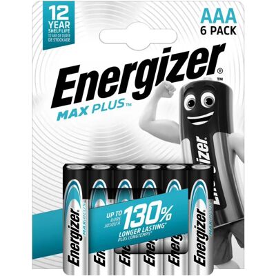 Energizer Max Plus AAA Piles - Piles - Publicité Energizer Max Plus AAA Piles - Piles - Publicité