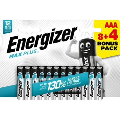 Energizer Max Plus AAA Batterier - Hög Prestanda, Lång Livslängd Energizer Max Plus AAA Batterier - Hög Prestanda, Lång Livslängd