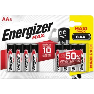 Energizer Max LR6 (AA) - 44 unités - Piles - Publicité Energizer Max LR6 (AA) - 44 unités - Piles - Publicité