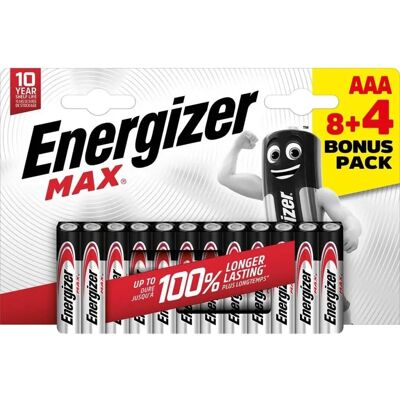 Energizer E303340900 - AA Alkali Batterier - Lang holdbarhet Energizer E303340900 - AA Alkali Batterier - Lang holdbarhet