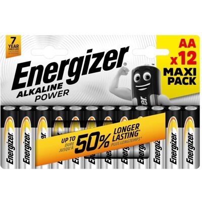ENERGIZER LR6 AA Batterijen - 12 stuks ENERGIZER LR6 AA Batterijen - 12 stuks
