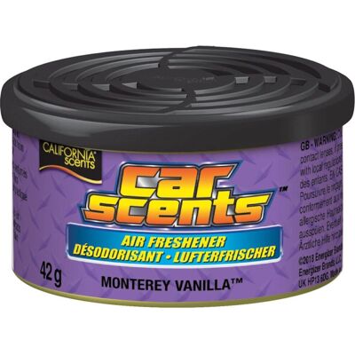 Odświeżacz powietrza do samochodu California Scents Monterey Wanilia - Pojedyncza puszka Odświeżacz powietrza do samochodu California Scents Monterey Wanilia - Pojedyncza puszka