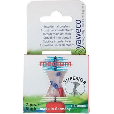 Yaweco Interdental Brush Medium - 7 Units Yaweco Interdental Brush Medium - 7 Units