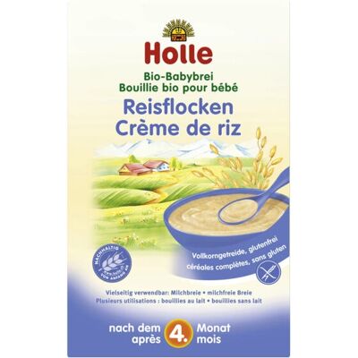 Holle Porridge de Riz Bio pour Bébé - Céréale - Publicité Holle Porridge de Riz Bio pour Bébé - Céréale - Publicité