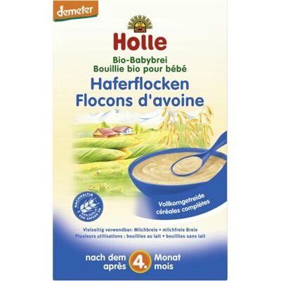 Holle Baby-Getreide - Bio-Haferflocken - 250g Holle Baby-Getreide - Bio-Haferflocken - 250g