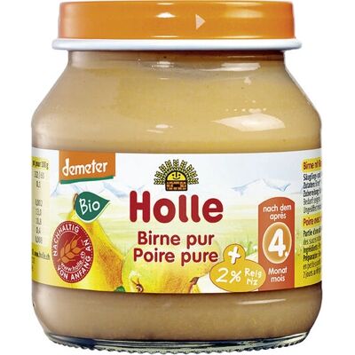 Holle 106801 Baby-Obst - Birnenpüree - Babynahrung Holle 106801 Baby-Obst - Birnenpüree - Babynahrung