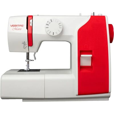 Veritas Marie - Freihand-Nähmaschine - Weiß und Rot Veritas Marie - Freihand-Nähmaschine - Weiß und Rot