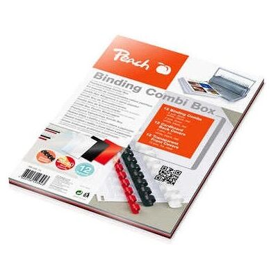 Peach PB100-14 kötőszett - A4, 12 dokumentum, Műanyag Peach PB100-14 kötőszett - A4, 12 dokumentum, Műanyag