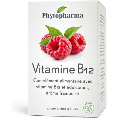 Phytopharma B12 pastilles à sucer - 30 pcs - complément vitaminé - Publicité Phytopharma B12 pastilles à sucer - 30 pcs - complément vitaminé - Publicité