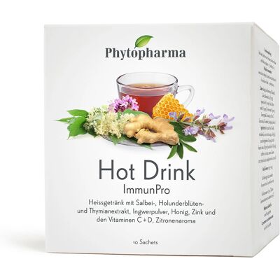 Phytopharma - ImmunPro Sachet - Sage Thyme - Boisson Chaude - Publicité Phytopharma - ImmunPro Sachet - Sage Thyme - Boisson Chaude - Publicité