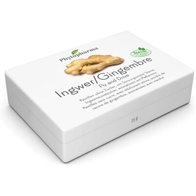 PHYTOPHARMA - 2698111 - Gingembre - mal des transports - Pastille - Publicité PHYTOPHARMA - 2698111 - Gingembre - mal des transports - Pastille - Publicité
