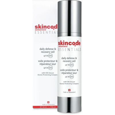 Skincode Essentials - Daily Defense Veil SPF30 - Fuktighetskrem Skincode Essentials - Daily Defense Veil SPF30 - Fuktighetskrem