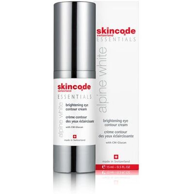 Skincode - Alpine White Brightening Eye Cream - Eye Contour - 15 ml Skincode - Alpine White Brightening Eye Cream - Eye Contour - 15 ml