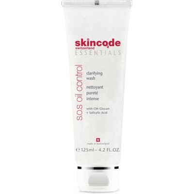 Skincode SCSOSCW125 Ölkontroll Klärender Gesichtsschaum - Reinigungscreme Skincode SCSOSCW125 Ölkontroll Klärender Gesichtsschaum - Reinigungscreme