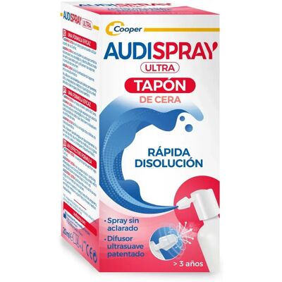 Désobstructeur de cérumen Audispray Ultra de Diepharmex - 20ml Désobstructeur de cérumen Audispray Ultra de Diepharmex - 20ml