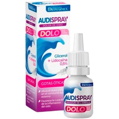 Pasquali SRL Audispray Dolo - 6+ Měsíců Kapky do Ucha 7g Pasquali SRL Audispray Dolo - 6+ Měsíců Kapky do Ucha 7g