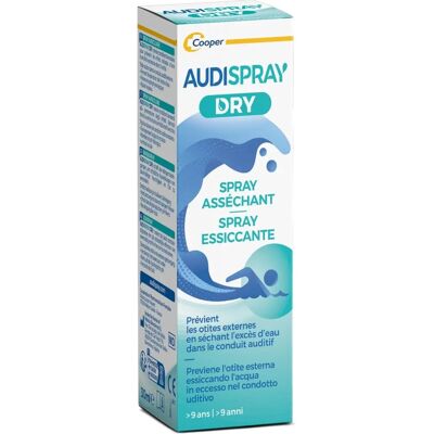 PASQUALI DIEPHARMEX Audispray - Spray Oreille - Sécher l'eau - Prévention Otite - Publicité PASQUALI DIEPHARMEX Audispray - Spray Oreille - Sécher l'eau - Prévention Otite - Publicité