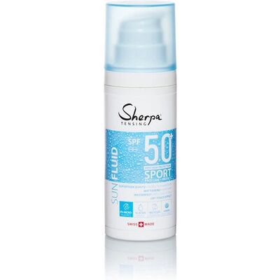 Sherpa - 7640108107435 - SPF50 - Visage - Écran solaire - Publicité Sherpa - 7640108107435 - SPF50 - Visage - Écran solaire - Publicité