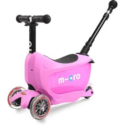 Micro Mobility Mini2go Deluxe Růžová dětská koloběžka - Dětská koloběžka Micro Mobility Mini2go Deluxe Růžová dětská koloběžka - Dětská koloběžka