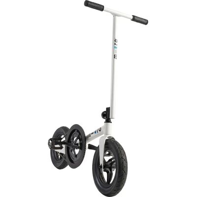 Micro Trottinette Pliable Blanc - Adulte - Publicité Micro Trottinette Pliable Blanc - Adulte - Publicité