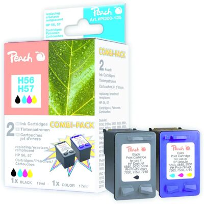 Cartouche d'encre Peach - Pack de 2 - Noir, Cyan, Magenta, Jaune - Pour HP 450 - Publicité Cartouche d'encre Peach - Pack de 2 - Noir, Cyan, Magenta, Jaune - Pour HP 450 - Publicité