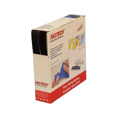 FASTech B20-Klettband - 10m, Schwarz FASTech B20-Klettband - 10m, Schwarz