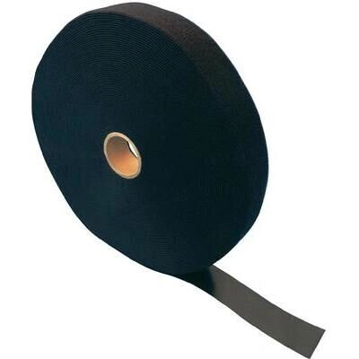 FASTech Klettband - 25000mm x 15mm - Schwarz - Haken und Loop-Band FASTech Klettband - 25000mm x 15mm - Schwarz - Haken und Loop-Band