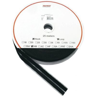 FastTech Bande Velcro - Hotmelt, 10mm x 25m, Noir/Blanc - Fixation à velcro - Publicité FastTech Bande Velcro - Hotmelt, 10mm x 25m, Noir/Blanc - Fixation à velcro - Publicité