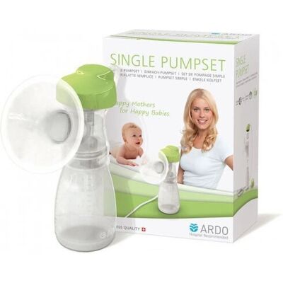 Ardo Single Pumpset - Set di Estrattore di Latte con Sicurezza e Flessibilità Ardo Single Pumpset - Set di Estrattore di Latte con Sicurezza e Flessibilità