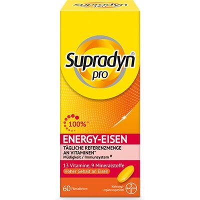 Supradyn - 7257682 - Multivitamin Mineral - 60 Tabletten - Tablet Supradyn - 7257682 - Multivitamin Mineral - 60 Tabletten - Tablet