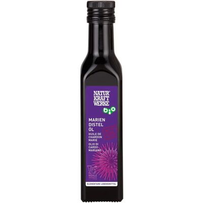 Naturkraftwerke - Milk Thistle Oil - Vierge Bio - Huile - Publicité Naturkraftwerke - Milk Thistle Oil - Vierge Bio - Huile - Publicité