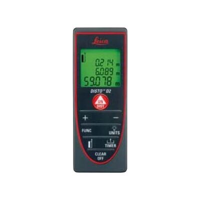 Leica Disto D2 - Télémètre laser - Usage intérieur - Publicité Leica Disto D2 - Télémètre laser - Usage intérieur - Publicité