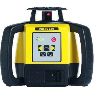 Leica Rugby 640 Laser-Nivelliergerät - Drehbar, IP67, 600m Reichweite Leica Rugby 640 Laser-Nivelliergerät - Drehbar, IP67, 600m Reichweite