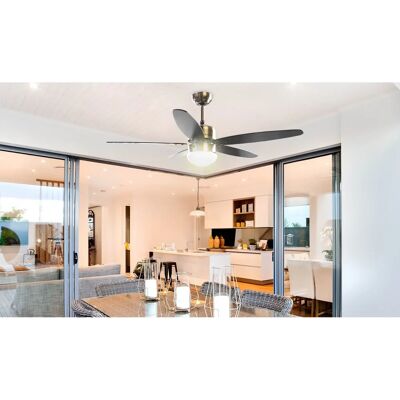 SONNENKÖNIG Catania Ventilateur de Plafond - Télécommande, Silencieux, 5 Pales - Publicité SONNENKÖNIG Catania Ventilateur de Plafond - Télécommande, Silencieux, 5 Pales - Publicité