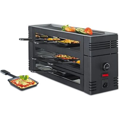 Spring PizzaRaclette6 - Czarny - Grill do pizzy i raclette Spring PizzaRaclette6 - Czarny - Grill do pizzy i raclette