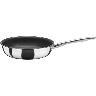 Spring Vulcano Classic Padella in Acciaio Inox 24cm Antiaderente Spring Vulcano Classic Padella in Acciaio Inox 24cm Antiaderente