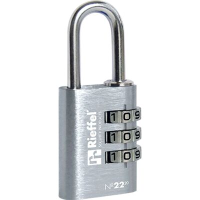 Rieffel 22/20 Silver Lås - Padlock Rieffel 22/20 Silver Lås - Padlock