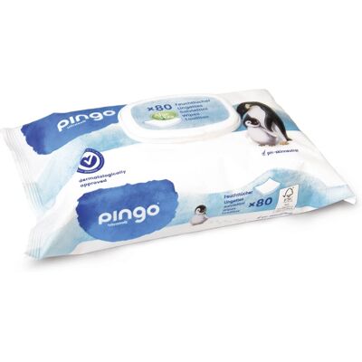 Pingo Feuchttücher - Aloe Vera, Sensitive Haut, 80 Stück Pingo Feuchttücher - Aloe Vera, Sensitive Haut, 80 Stück