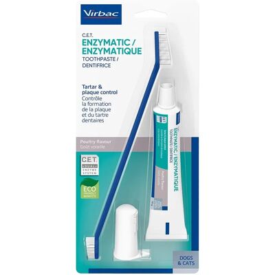 Virbac Poultry Flavour Dog Toothpaste Kit - Dental Oral Health Virbac Poultry Flavour Dog Toothpaste Kit - Dental Oral Health