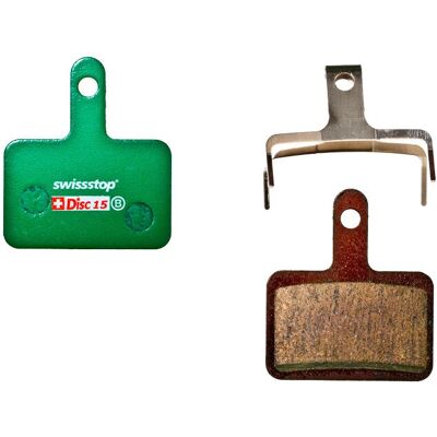 Organiczne klocki hamulcowe SwissStop - Zielony - D15 - Klocki hamulcowe do roweru Organiczne klocki hamulcowe SwissStop - Zielony - D15 - Klocki hamulcowe do roweru