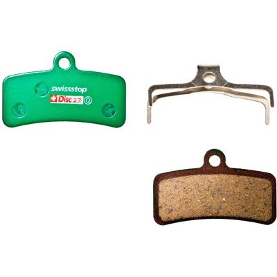 SwissStop SwissStop M810 Grüne Organische Scheibenbremsbeläge - Fahrradbremsbelag SwissStop SwissStop M810 Grüne Organische Scheibenbremsbeläge - Fahrradbremsbelag