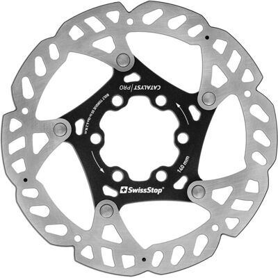 SwissStop Catalyst Pro Bicycle Rotor - Black - 140mm - 6 Bolt SwissStop Catalyst Pro Bicycle Rotor - Black - 140mm - 6 Bolt