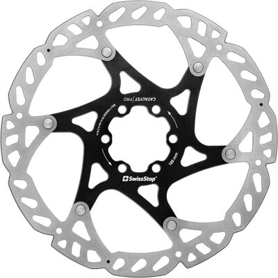 SwissStop Catalyst Pro Fahrradrotor - 180mm, 6-Bolt, Silber SwissStop Catalyst Pro Fahrradrotor - 180mm, 6-Bolt, Silber