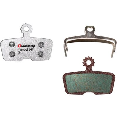 SwissStop Disc 29 E Fietsbremblok - Organisch, Zilver, Mountain & Weg SwissStop Disc 29 E Fietsbremblok - Organisch, Zilver, Mountain & Weg