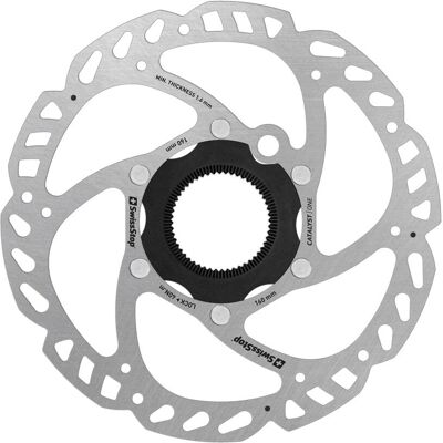 SwissStop Catalyst One Bicycle Rotor - Centerlock 160mm Silver SwissStop Catalyst One Bicycle Rotor - Centerlock 160mm Silver